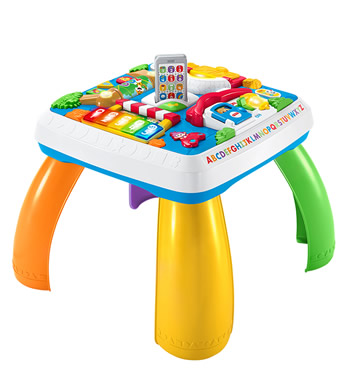 费雪多功能宝宝学习桌游戏桌 （已下架）-双语玩具
