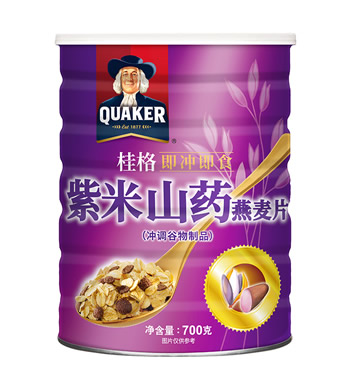 紫米山药燕麦片 （已下架）-台湾进口 桂格麦片 谷物早餐