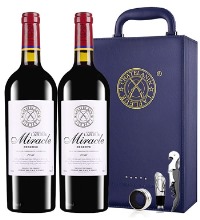 法国进口红酒  拉斐干红葡萄酒 - 双支红酒750ml*2 礼盒装