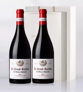 勃艮第丘AOC 红葡萄酒双支礼盒装 （已下架）-法国原瓶进口红酒