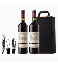 路易拉菲 干红葡萄酒礼盒 - 法国进口 双支装